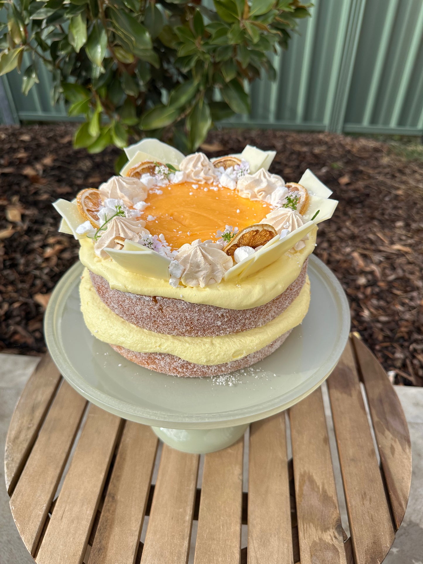 Lemon Curd Cake