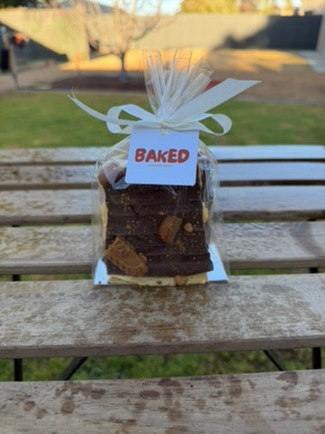 Biscoff, Toffee and Milk Chocolate Honeycomb Bark
