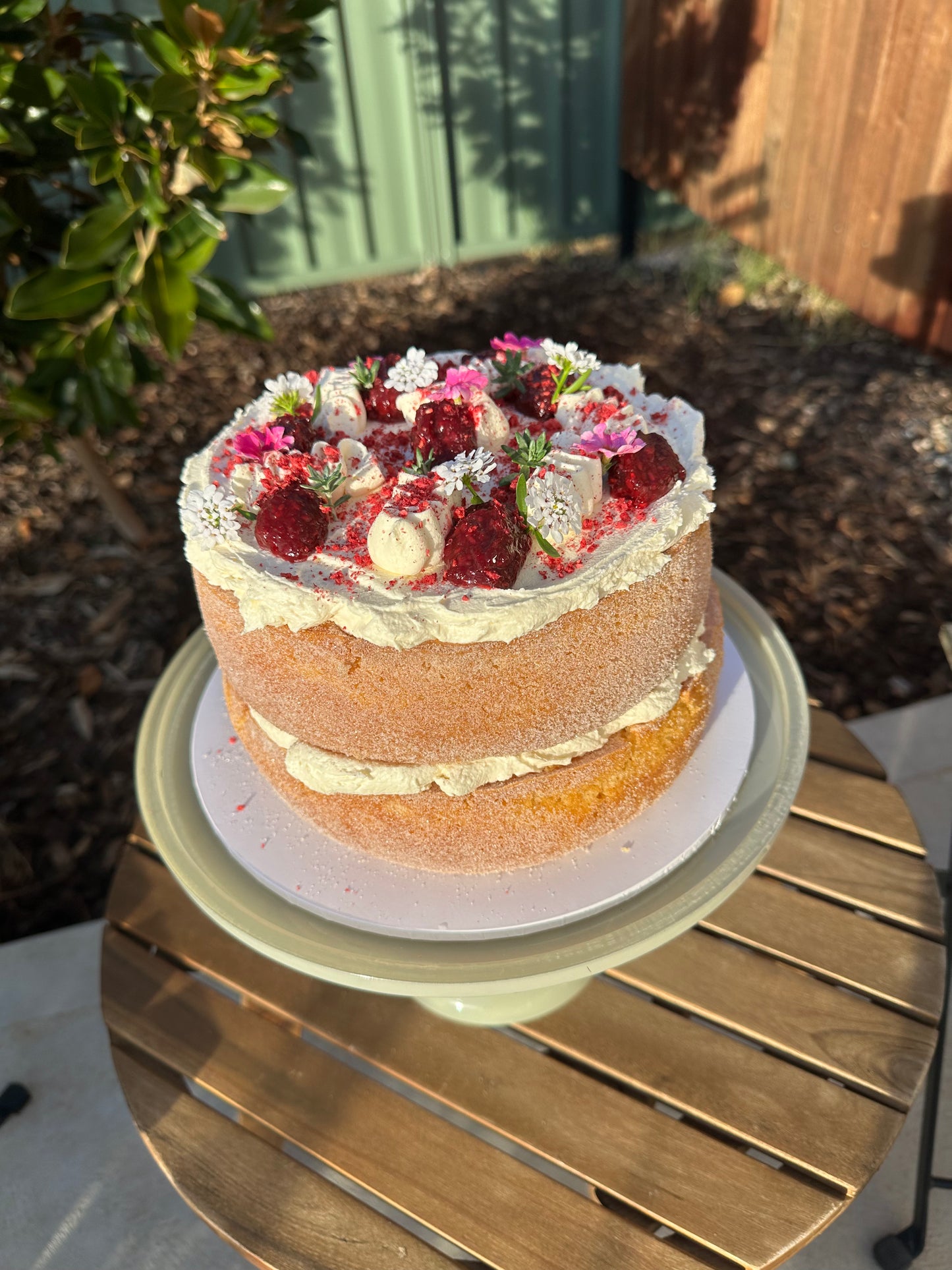 Jam Donut Cake