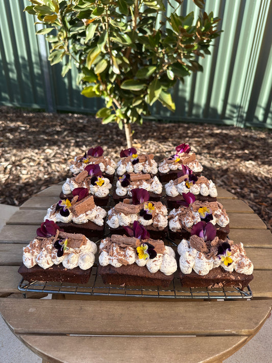 Chocolate Flake Mini Loaves